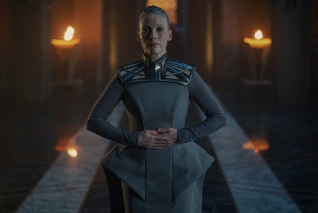 Laura Birn is the android Demerzel