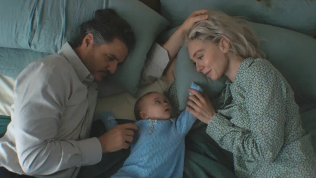 A moment of tenderness as Reed and Sue face parenthood together.